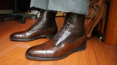 Top Trending Men's Hand Stitch Brown Ankle High Rangers Leather Lace Up Boot