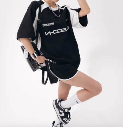 RETRO SPORTY SET ( TOP+SHORTS )