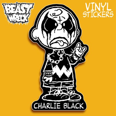 CHARLIE BLACK Vinyl Sticker
