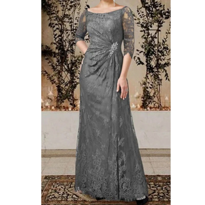 Mother of the Bride Dresses Chiffon Lace Floor Length
