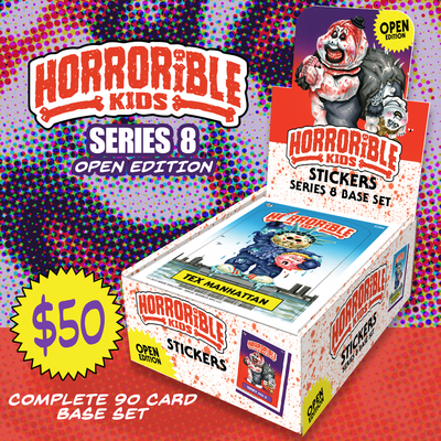 Horrorible Kids Trading Cards - Series 8 Base Set Mini Box *OPEN EDITION