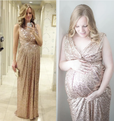 Bridesmaid Dresses for Wedding Party Maternity Gown