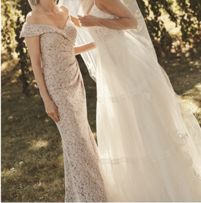 Lace Mother of the Bride Dresses Mermaid Off Shoulder