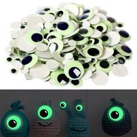 Glow in The Dark Luminous Wiggle Googly Eyes DIY Sticker - Thumbnail 1