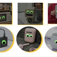 Glow in The Dark Luminous Wiggle Googly Eyes DIY Sticker - Thumbnail 5