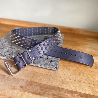 1.75" wide 3-2-3 Short British Stud Belt