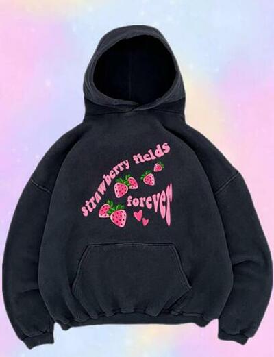 STRAWBERRY FIELDS FOREVER HOODIE