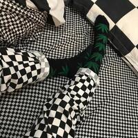 Vintage Checker Drawstring Casual Pants - Thumbnail 3