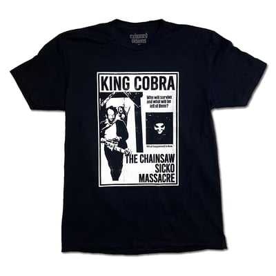 KING COBRA - THE CHAINSAW SICKO MASSACRE - T SHIRT