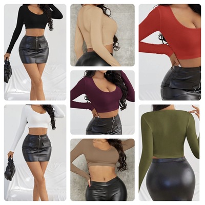 Long Sleeve Crop-TD