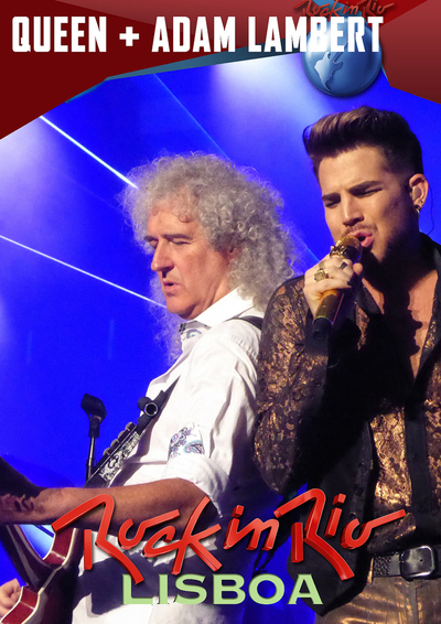 QUEEN + ADAM LAMBERT Live Rock in Rio Lisboa 2016 DVD