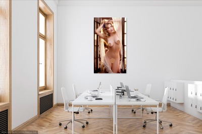 Photo poster, retro,Tricia Lange 1984, large size 24.0157x47.6378 inches. Wall decoration, home decor, gift.