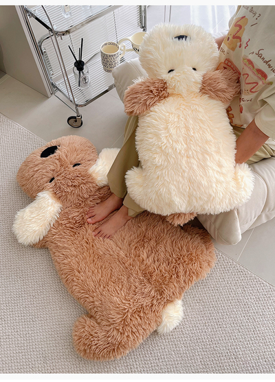 Soft Fluffy Puppy Dog Plush Cushion