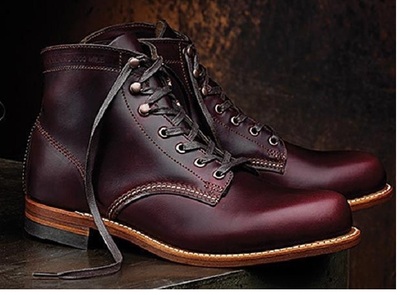 Handmade Ankle High Burgundy Color Lace Up Leather Designer Boot