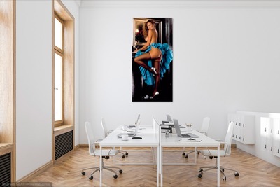 Photo poster, retro, Kari Kennell 1988, large size 24.0157x47.6378 inches. Wall decoration, home decor, gift.