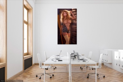 Photo poster, retro,Helle Mihaelsen 1988, large size 24.0157x47.6378 inches. Wall decoration, home decor, gift.