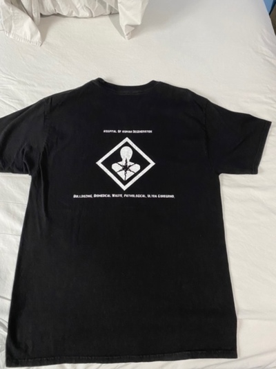 Streptococcus. Pyogenes "Hospital of Human Degeneration" T-Shirt (Medium) USED