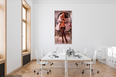 Photo poster, retro,Ria Reyes 1988, large size 24.0157x47.6378 inches. Wall decoration, home decor, gift.