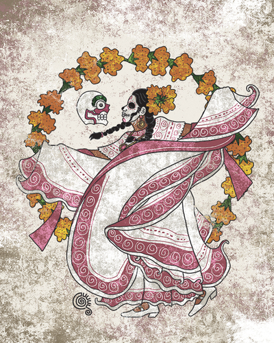 Dia de los Muertos Art Print