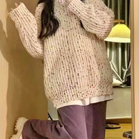 Colorful Dot Pullover Knit Sweater - Thumbnail 2