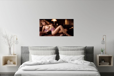 Photo poster, retro,Kimberly McArthur 1982, large size 24.0157x47.6378 inches. Wall decoration, home decor, gift.