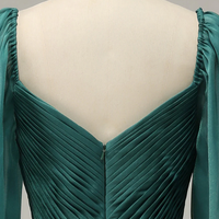 Elegant Long Sleeves Tulle Formal Prom Dress, Beautiful Long Prom Dress - Thumbnail 3