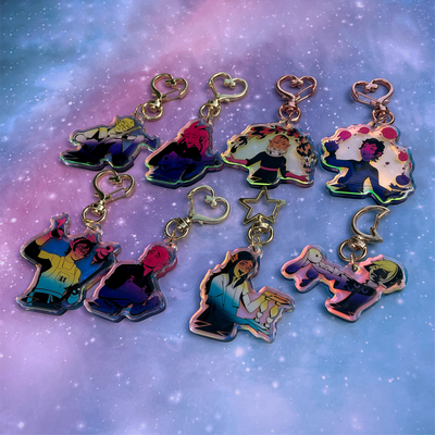 Owl House Pride Keychains