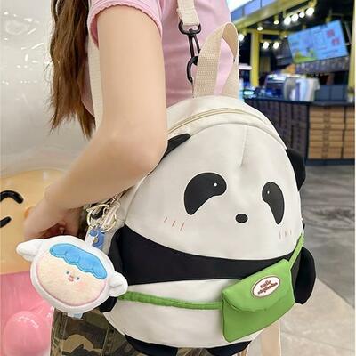 Cute panda school backpack - Thumbnail 3