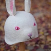 Christmas Hats,Wool Felt Hats, Elf Hat, Christmas Bunny Hats - Thumbnail 1