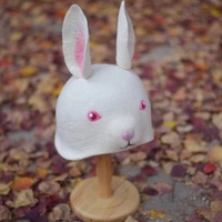 Christmas Hats,Wool Felt Hats, Elf Hat, Christmas Bunny Hats - Thumbnail 3