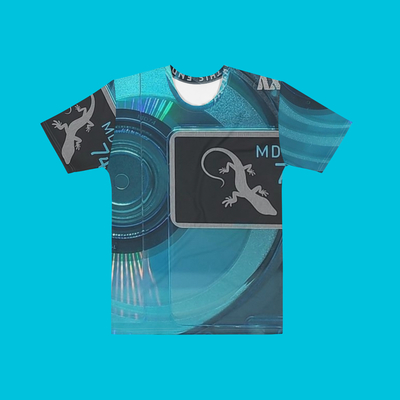 Vaporwave Axia Mdjs 74 mins T Shirt in Blue