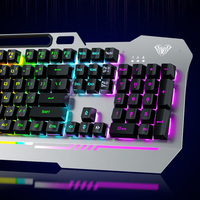 Cool Mechanical Keyboard With Colorful Light For Desktop PC PKB07 - Thumbnail 6