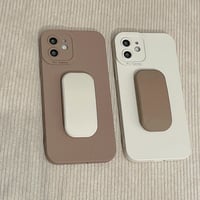 Creative Silicone Case For iPhone 15 14 13 With Press Stand IPS605 - Thumbnail 4
