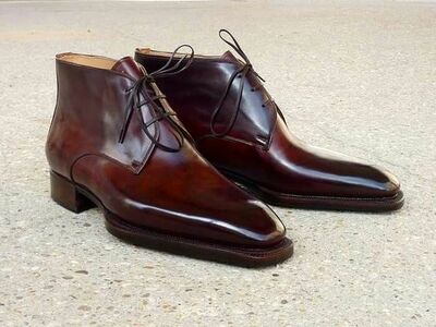Bespoke Handmade Mens Genuine Leather Shoes