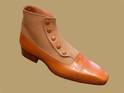 Unique Handmade Classic Mens Genuine Leather Laceup Shoes