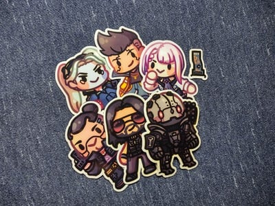 Cyberpunk Chibi Stickers