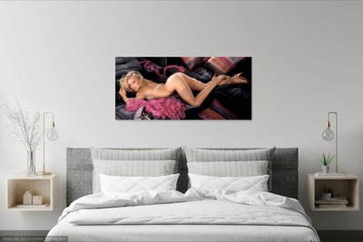 Photo poster, retro,Gina Goldberg 1981, large size 24.0157x47.6378 inches. Wall decoration, home decor, gift.