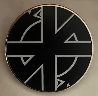 CRASS ENAMEL BADGE
