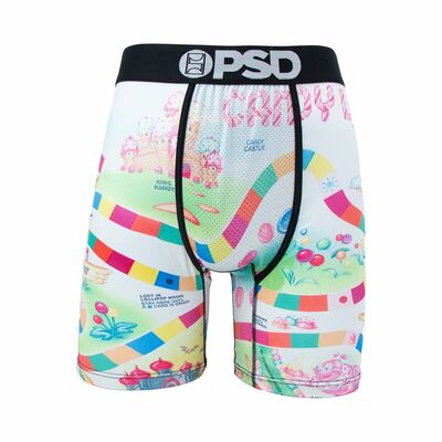 Cartoon printed 2pk mens underwear lingerie lengthen athlete sports boxer shorts breathable underpants p65 - Thumbnail 2