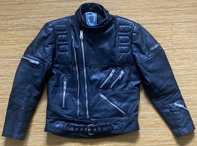 HEIN GERICKE LEATHER MOTORCYCLE JACKET SIZE 46