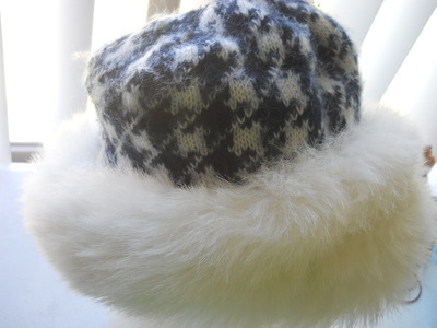 Ladies Dress Hat Fur Cotton Winter Fall