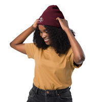 Organic Ribbed Logo Beanie - Thumbnail 5
