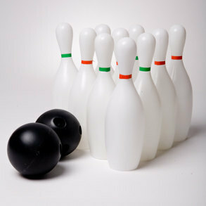 Vtg Bowling Set Game 12 Pc Game Set Pretend Play Games for kids