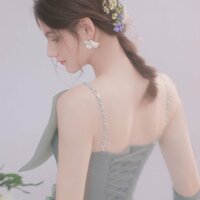 Green Tulle Short Prom Dress,green Tulle Lace Evening Dress - Thumbnail 3