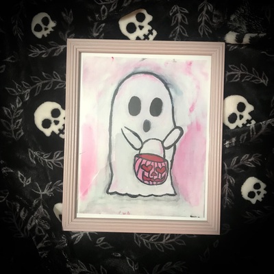 Dead 2 Me Framed Ghost Print