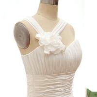 A-line Sweetheart Sleeveless Off Shoulder Formal Prom Dress, - Thumbnail 1