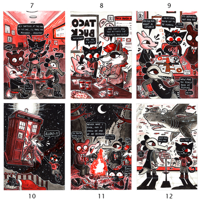 Maetober 2023 prints Days 7 to 12