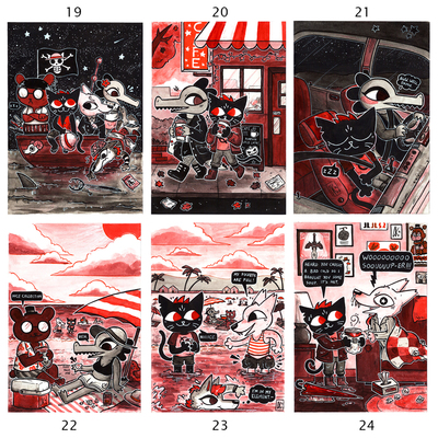 Maetober 2023 prints Days 19 to 24