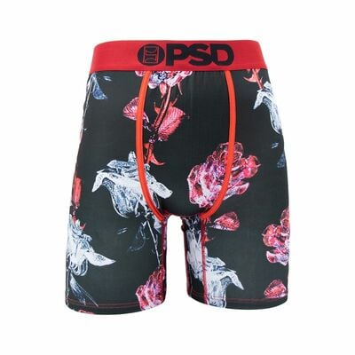 Rose printed mens underwear lingerie lengthen athlete sports boxer shorts breathable underpants p67 - Thumbnail 2