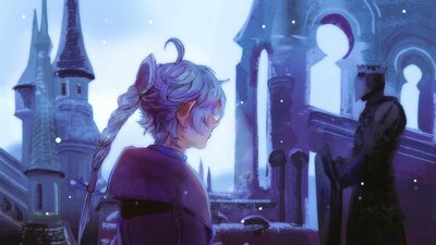 Alphinaud in Ishgard print